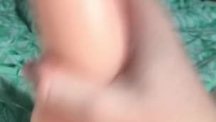 18 Virgin with fake pussy toy!