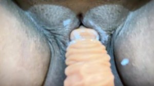Arabian BBW Single Girl Pussy Fucking By Big Dildo!