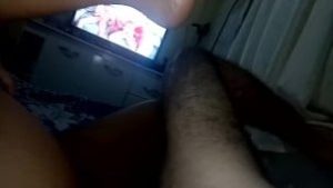 it’s delicious to eat her soft pussy watching porn with the sex trans being broken into🍆💦🤤🥵