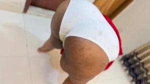 Part-3: Arabian Hotel Maid Cleaning My Room & i see her huge ass & huge Boobs!