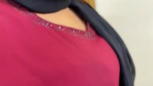 Arabian Beautiful Hotel Maid Cleaning My Room & i see her huge ass & huge Boobs