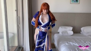 Kasumi DOA Bath n BJ 4K TEASER ~ Outdoor Bath