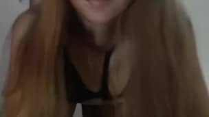 my stepsister likes to play with tik tok filters while we fuck alone at home every weekend