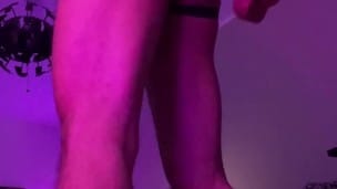 Ramming a 1 foot dildo up my ass