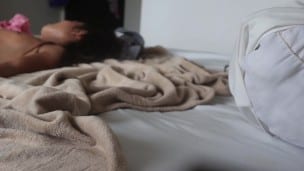 The wife set a trap for the guy and the guy fucked her