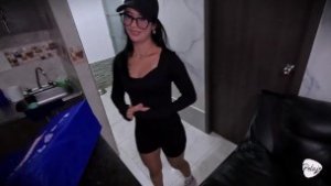 I’m a delivery girl and I had to carry milk, paid me with milk inside my pussy/ DR POV-ELEANOR STYLE